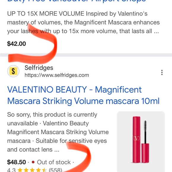 Brand New Valentino Magnificent Volumizing Mascara - Black - Picture 2 of 3